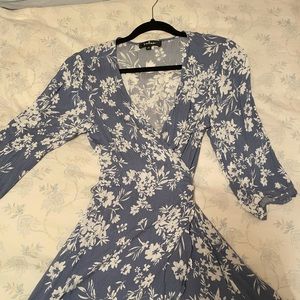 Lulu wrap floral dress